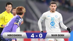 Kết quả Sanfrecce Hiroshima 4–0 Nam Định: Nam Định sớm chia tay sân chơi châu lục!